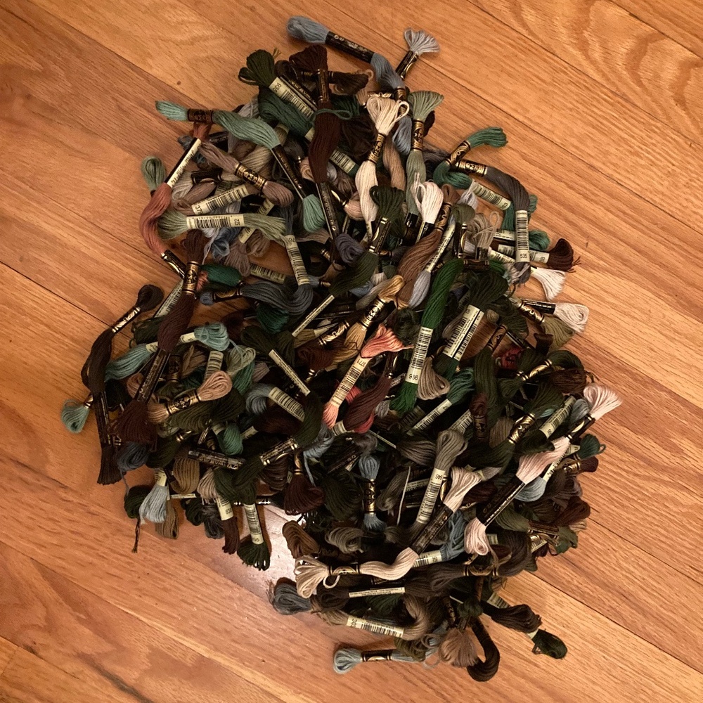 Lot of DMC embroidery floss
